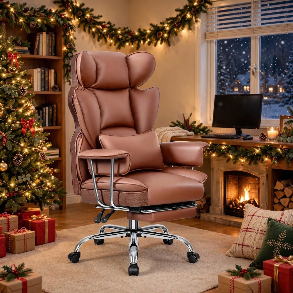 KERDOM High Back Office Desk Chair, Big & Tall Executive Office