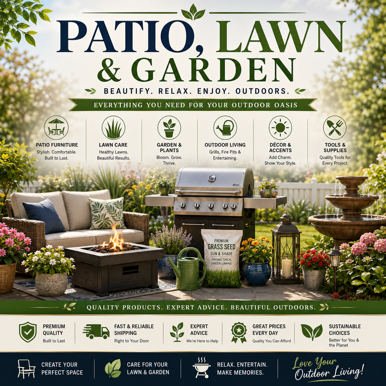 Patio, Lawn & Garden
