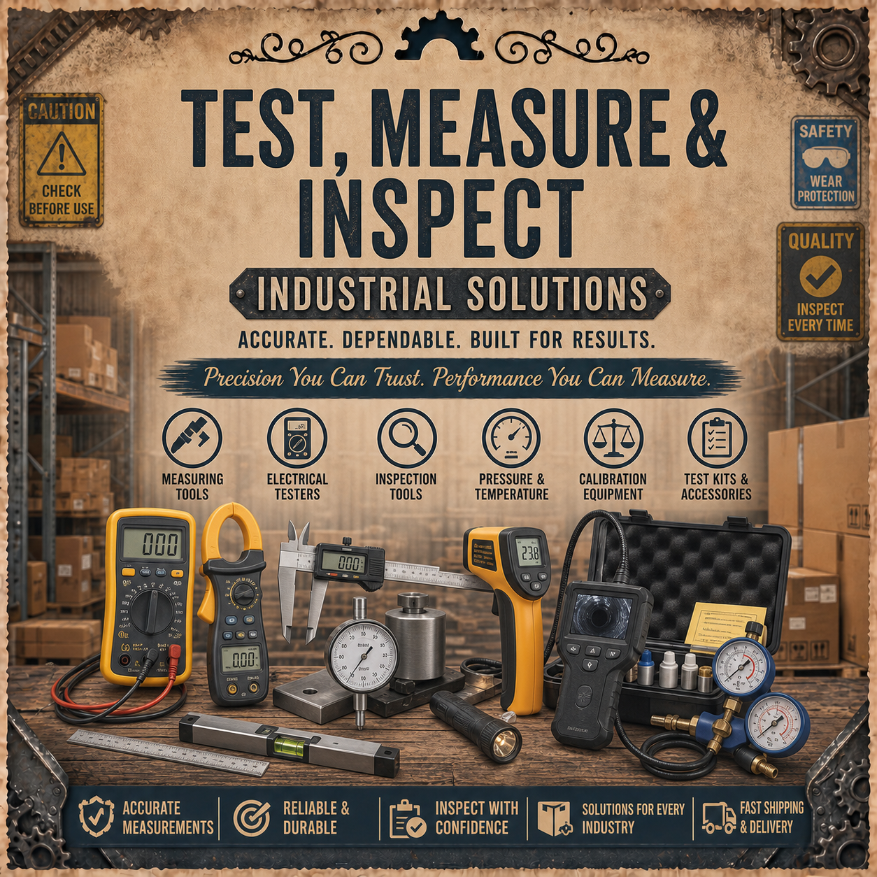 Test, Measure & Inspect